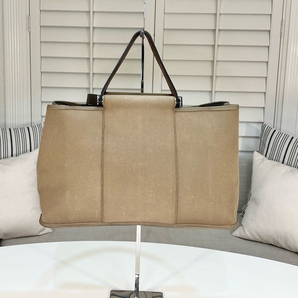 Hermes Tan Tote Bag Spacious Structured Design - Picture 4 of 16